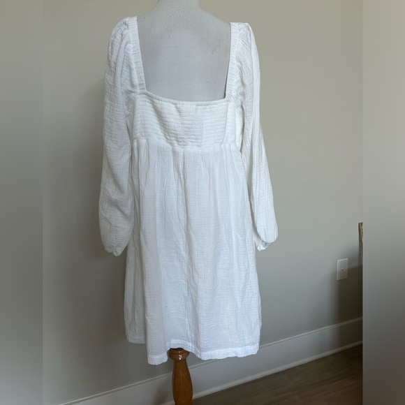 J CREW Gause white Dress brand new in a XL - Picture 4 of 5